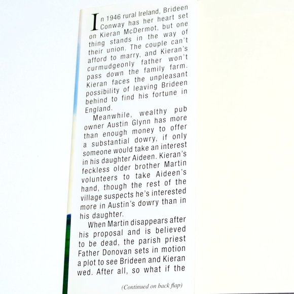 The Dowry:  A Novel of Ireland Large Print Hardcover Book By Walter Keady - Picture 5 of 11